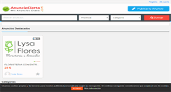 Desktop Screenshot of anunciocierto.com